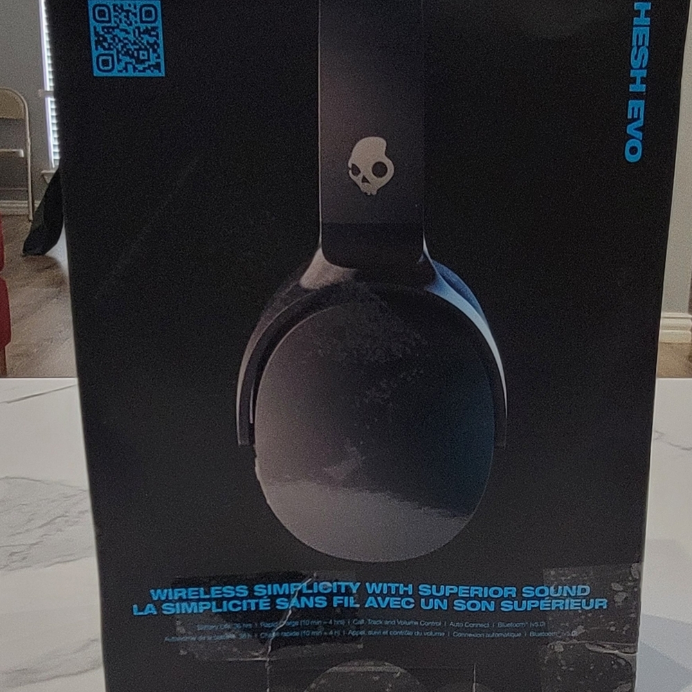 Skullcandy Hesh Evo Wireless Over-Ear Headset - True Black OpenBox - Picture 4 of 7